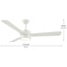 Progress Lighting - P250123-28M-30 - 52" Ceiling Fan - Axion II - Matte White