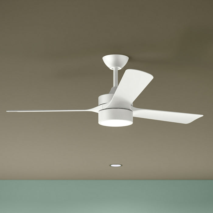 Progress Lighting - P250123-28M-30 - 52" Ceiling Fan - Axion II - Matte White