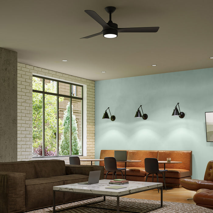 Progress Lighting - P250123-31M-30 - 52" Ceiling Fan - Axion II - Matte Black