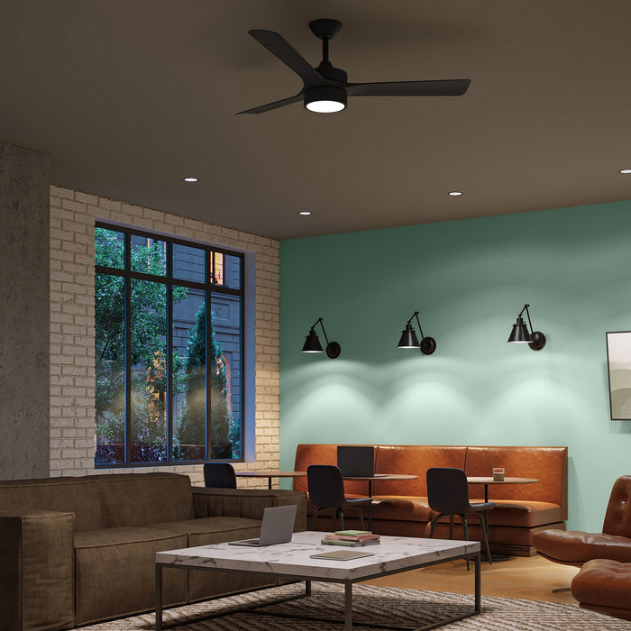 Progress Lighting - P250123-31M-30 - 52" Ceiling Fan - Axion II - Matte Black