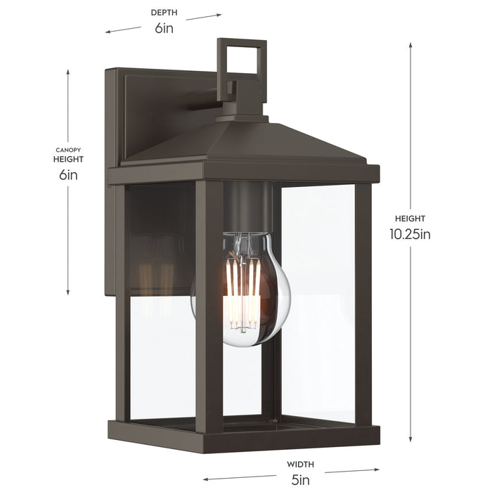 Progress Lighting - P560404-020 - One Light Outdoor Wall Mount - Cantley - Antique Bronze