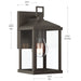 Progress Lighting - P560404-020 - One Light Outdoor Wall Mount - Cantley - Antique Bronze