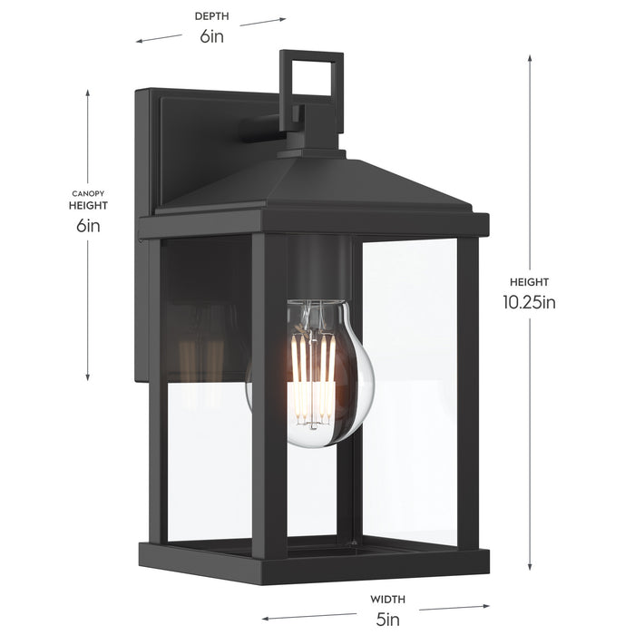 Progress Lighting - P560404-31M - One Light Outdoor Wall Mount - Cantley - Matte Black