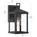 Progress Lighting - P560404-31M - One Light Outdoor Wall Mount - Cantley - Matte Black