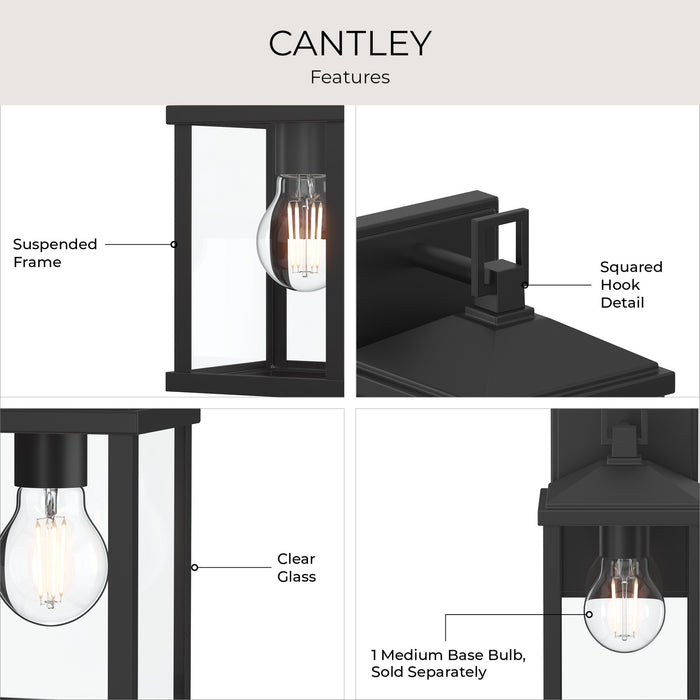 Progress Lighting - P560404-31M - One Light Outdoor Wall Mount - Cantley - Matte Black