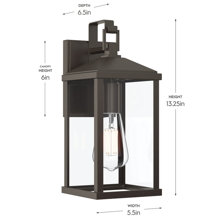 Progress Lighting - P560405-020 - One Light Outdoor Wall Mount - Cantley - Antique Bronze