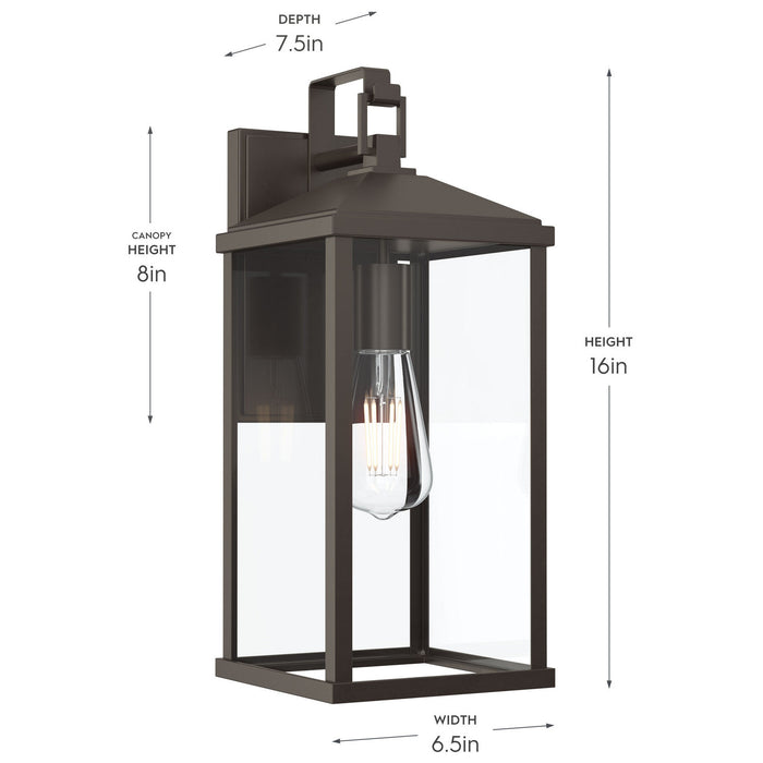 Progress Lighting - P560406-020 - One Light Outdoor Wall Mount - Cantley - Antique Bronze