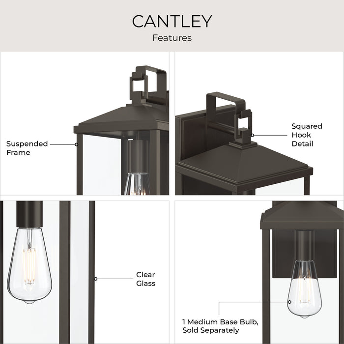 Progress Lighting - P560406-020 - One Light Outdoor Wall Mount - Cantley - Antique Bronze