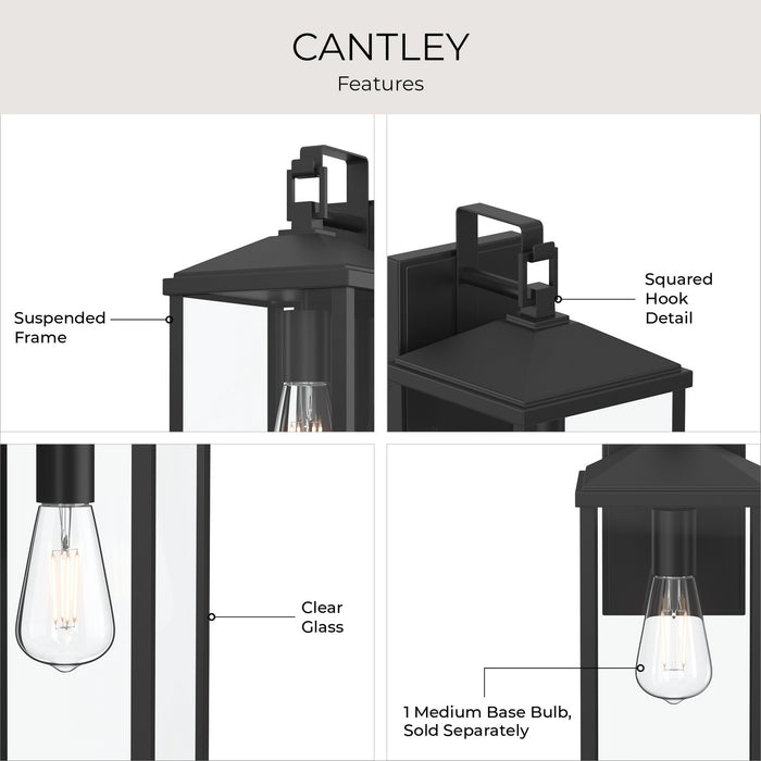 Progress Lighting - P560406-31M - One Light Outdoor Wall Mount - Cantley - Matte Black