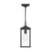 Progress Lighting - P550147-31M - One Light Outdoor Pendant - Cantley - Matte Black
