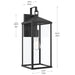 Progress Lighting - P560407-31M - One Light Outdoor Wall Mount - Cantley - Matte Black
