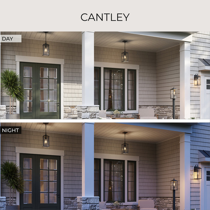 Progress Lighting - P560407-31M - One Light Outdoor Wall Mount - Cantley - Matte Black