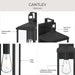 Progress Lighting - P560407-31M - One Light Outdoor Wall Mount - Cantley - Matte Black