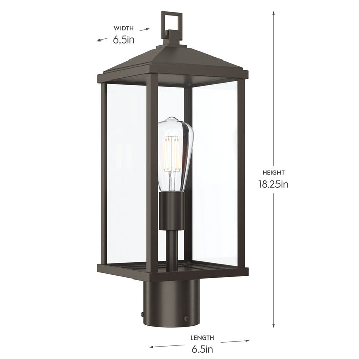 Progress Lighting - P540114-020 - One Light Outdoor Post Mount - Cantley - Antique Bronze