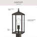 Progress Lighting - P540114-020 - One Light Outdoor Post Mount - Cantley - Antique Bronze