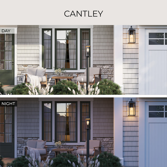Progress Lighting - P540114-31M - One Light Outdoor Post Mount - Cantley - Matte Black