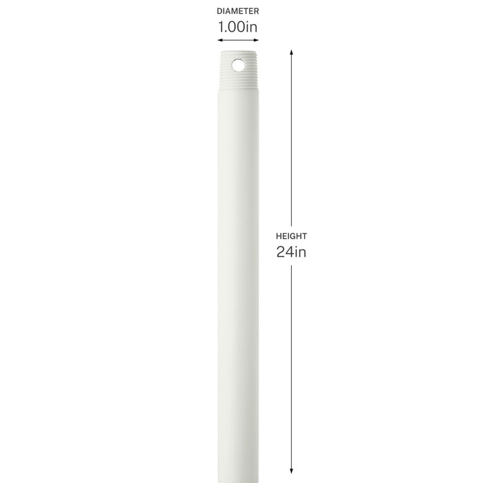 Progress Lighting - C2605-MWH - Ceiling Fan Downrod - Downrod - Matte White