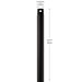 Progress Lighting - C2606-SNB - Ceiling Fan Downrod - Downrod - Satin Natural Bronze