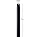 Progress Lighting - C2609-BK - Ceiling Fan Downrod - Downrod - Black