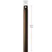 Progress Lighting - C2609-HBB - Ceiling Fan Downrod - Downrod - Heritage Brushed Bronze