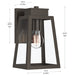 Progress Lighting - P560401-020 - One Light Outdoor Wall Mount - Hedry - Antique Bronze