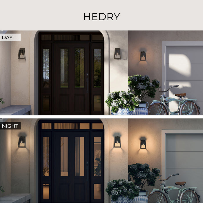 Progress Lighting - P560401-020 - One Light Outdoor Wall Mount - Hedry - Antique Bronze