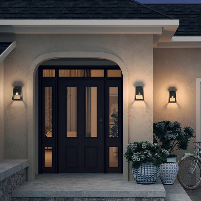 Progress Lighting - P560401-31M - One Light Outdoor Wall Mount - Hedry - Matte Black