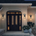 Progress Lighting - P560402-31M - One Light Outdoor Wall Mount - Hedry - Matte Black