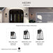 Progress Lighting - P560403-31M - One Light Outdoor Wall Mount - Hedry - Matte Black