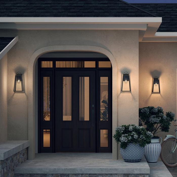 Progress Lighting - P560403-31M - One Light Outdoor Wall Mount - Hedry - Matte Black