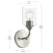 Progress Lighting - P710155-009 - One Light Wall Sconce - Ilia - Brushed Nickel