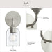 Progress Lighting - P710155-009 - One Light Wall Sconce - Ilia - Brushed Nickel
