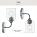 Progress Lighting - P710155-015 - One Light Wall Sconce - Ilia - Polished Chrome