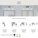 Progress Lighting - P710155-015 - One Light Wall Sconce - Ilia - Polished Chrome