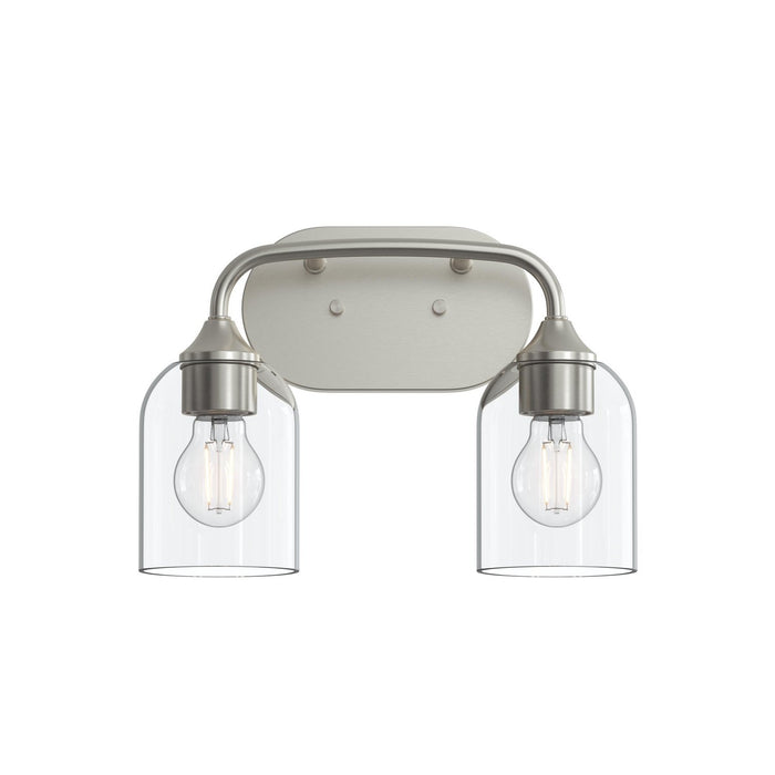 Progress Lighting - P300572-009 - Two Light Bath Vanity - Ilia - Brushed Nickel