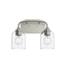Progress Lighting - P300572-009 - Two Light Bath Vanity - Ilia - Brushed Nickel