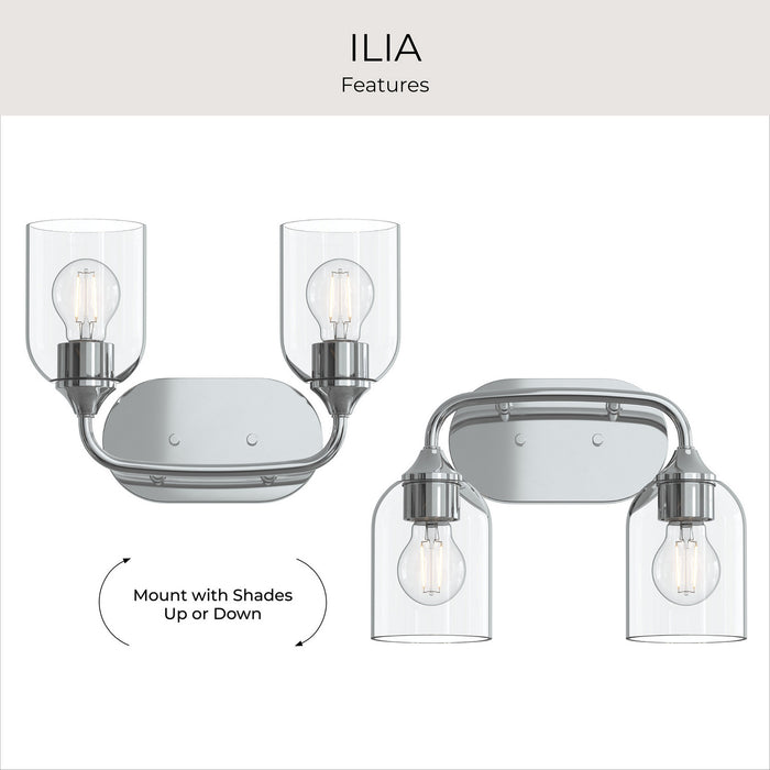 Progress Lighting - P300572-015 - Two Light Bath Vanity - Ilia - Polished Chrome