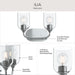 Progress Lighting - P300572-015 - Two Light Bath Vanity - Ilia - Polished Chrome