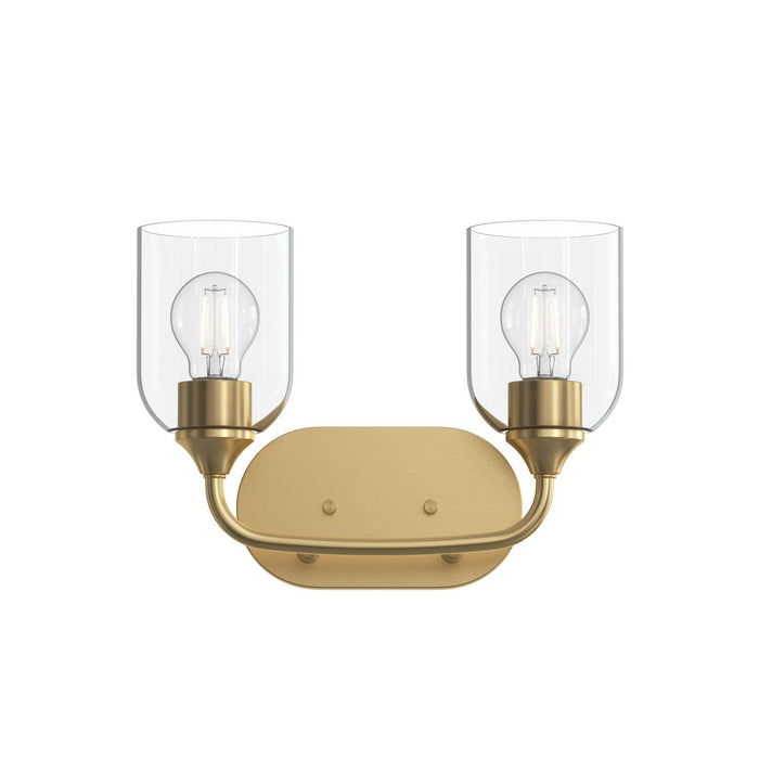 Progress Lighting - P300572-191 - Two Light Bath Vanity - Ilia - Brushed Gold