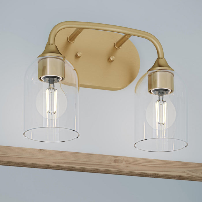 Progress Lighting - P300572-191 - Two Light Bath Vanity - Ilia - Brushed Gold