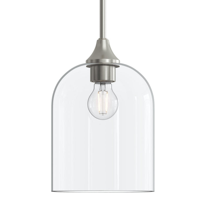 Progress Lighting - P500514-009 - One Light Pendant - Ilia - Brushed Nickel