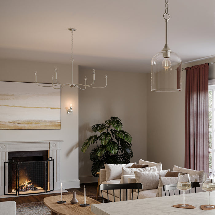 Progress Lighting - P500514-009 - One Light Pendant - Ilia - Brushed Nickel