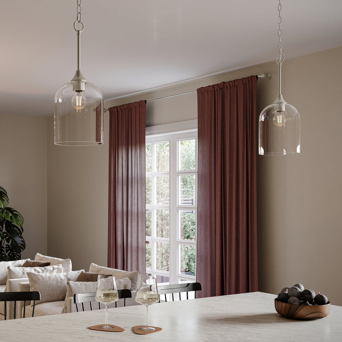 Progress Lighting - P500514-009 - One Light Pendant - Ilia - Brushed Nickel