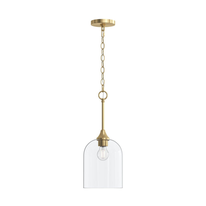 Progress Lighting - P500514-191 - One Light Pendant - Ilia - Brushed Gold