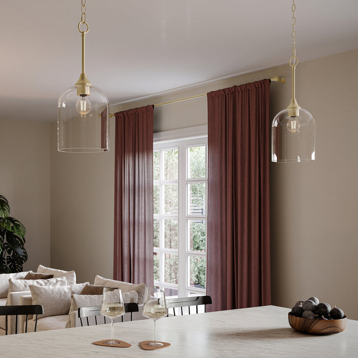 Progress Lighting - P500514-191 - One Light Pendant - Ilia - Brushed Gold