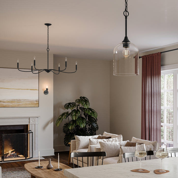 Progress Lighting - P500514-31M - One Light Pendant - Ilia - Matte Black