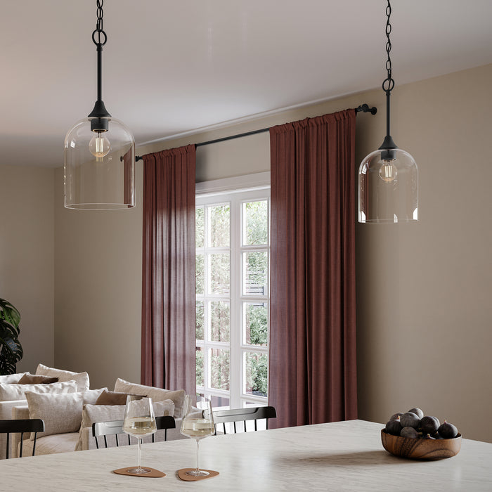 Progress Lighting - P500514-31M - One Light Pendant - Ilia - Matte Black