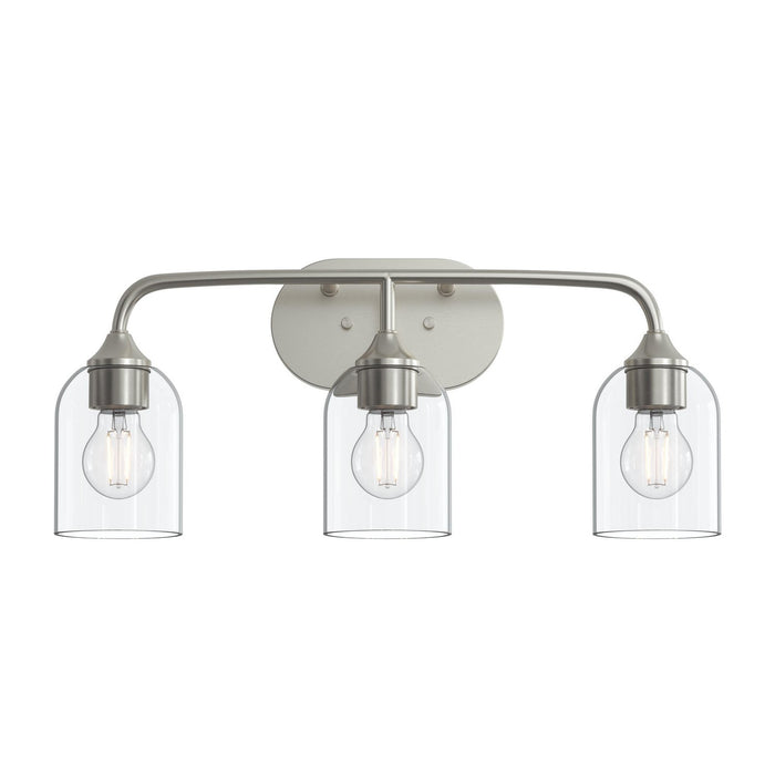 Progress Lighting - P300573-009 - Three Light Bath Vanity - Ilia - Brushed Nickel