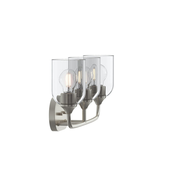 Progress Lighting - P300573-009 - Three Light Bath Vanity - Ilia - Brushed Nickel