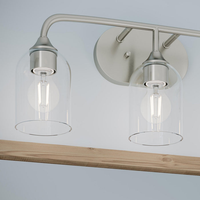 Progress Lighting - P300573-009 - Three Light Bath Vanity - Ilia - Brushed Nickel